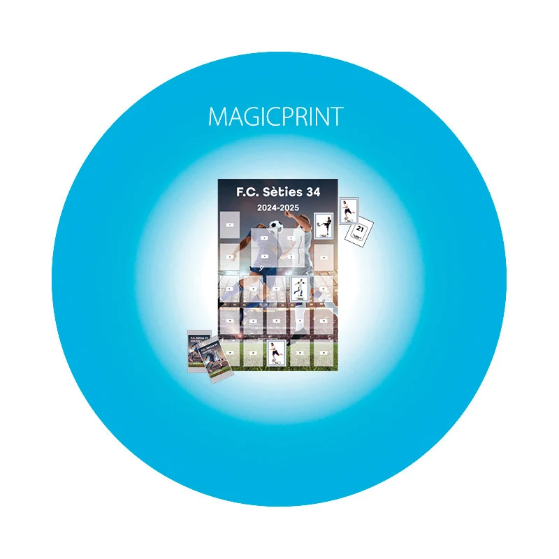 Posters with stickers