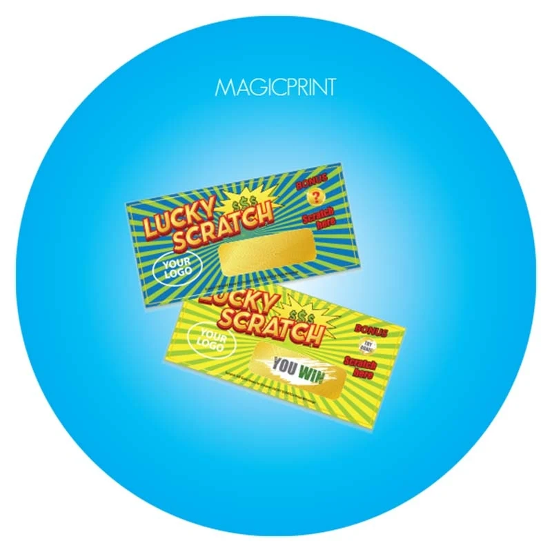 Personalized tickets and scratch cards