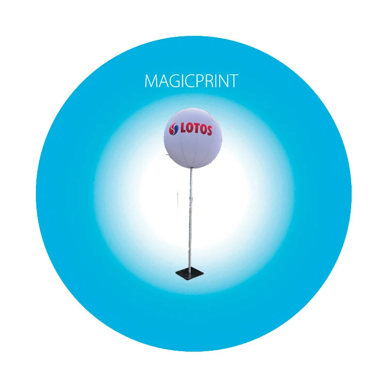 Giant balloon on stand