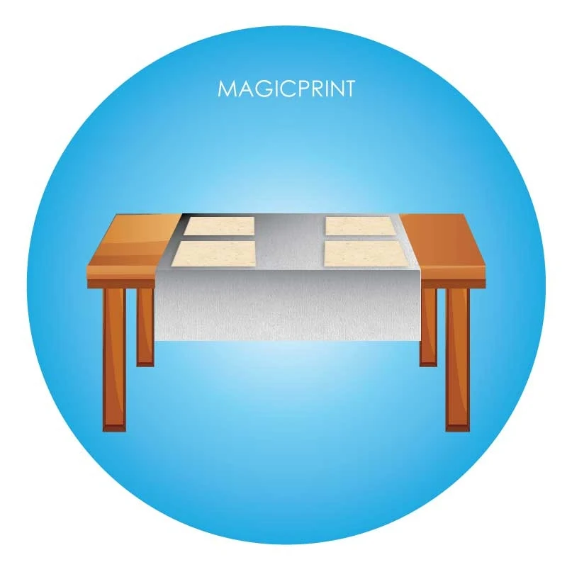 Kraft paper: tablecloth and placemat printing