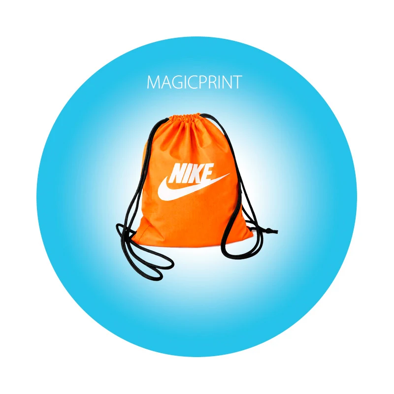 Personalized backpack with 10mm drawstring
