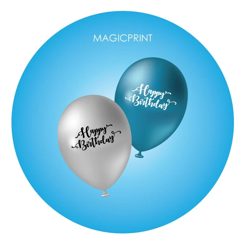 Personalized latex advertising balloon