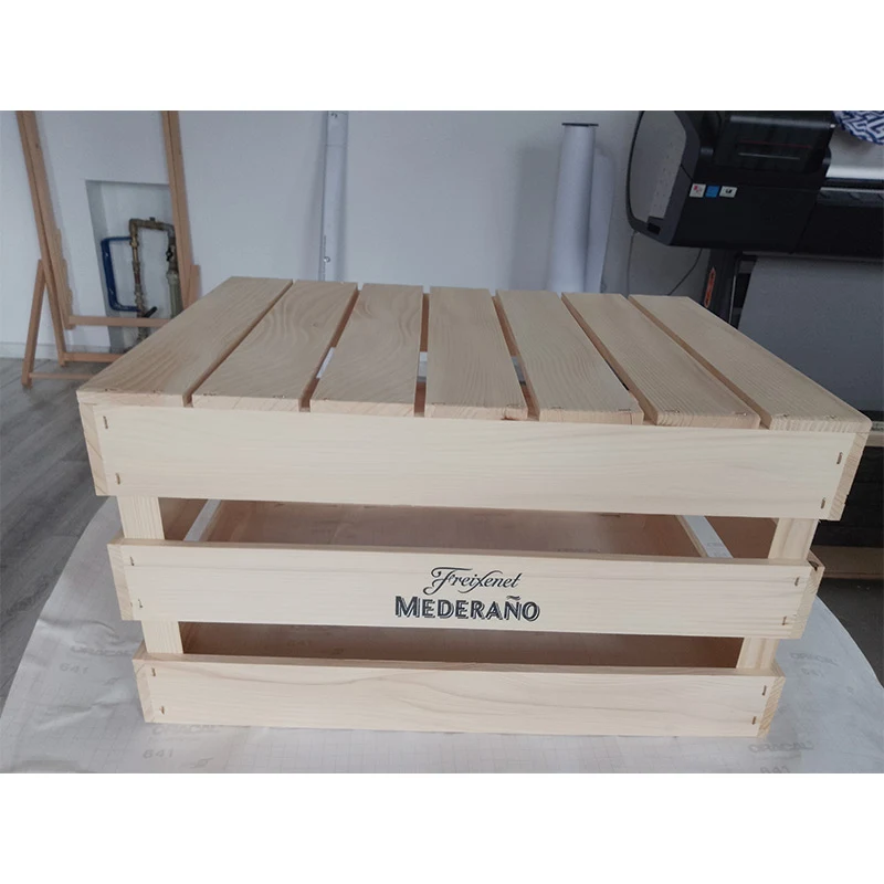 Custom wooden crate